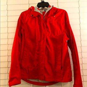 Medium Red L.L. bean rain coat